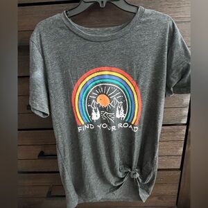 Gray women’s Graphic T-Shirt